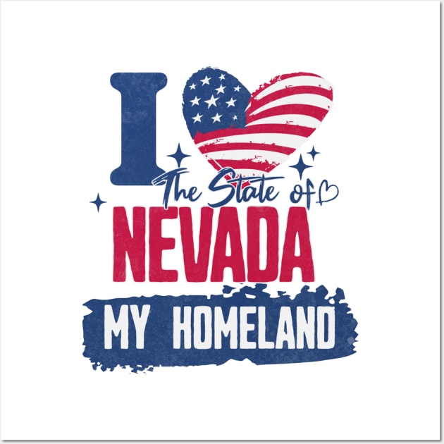 Nevada my homeland Wall Art by HB Shirts